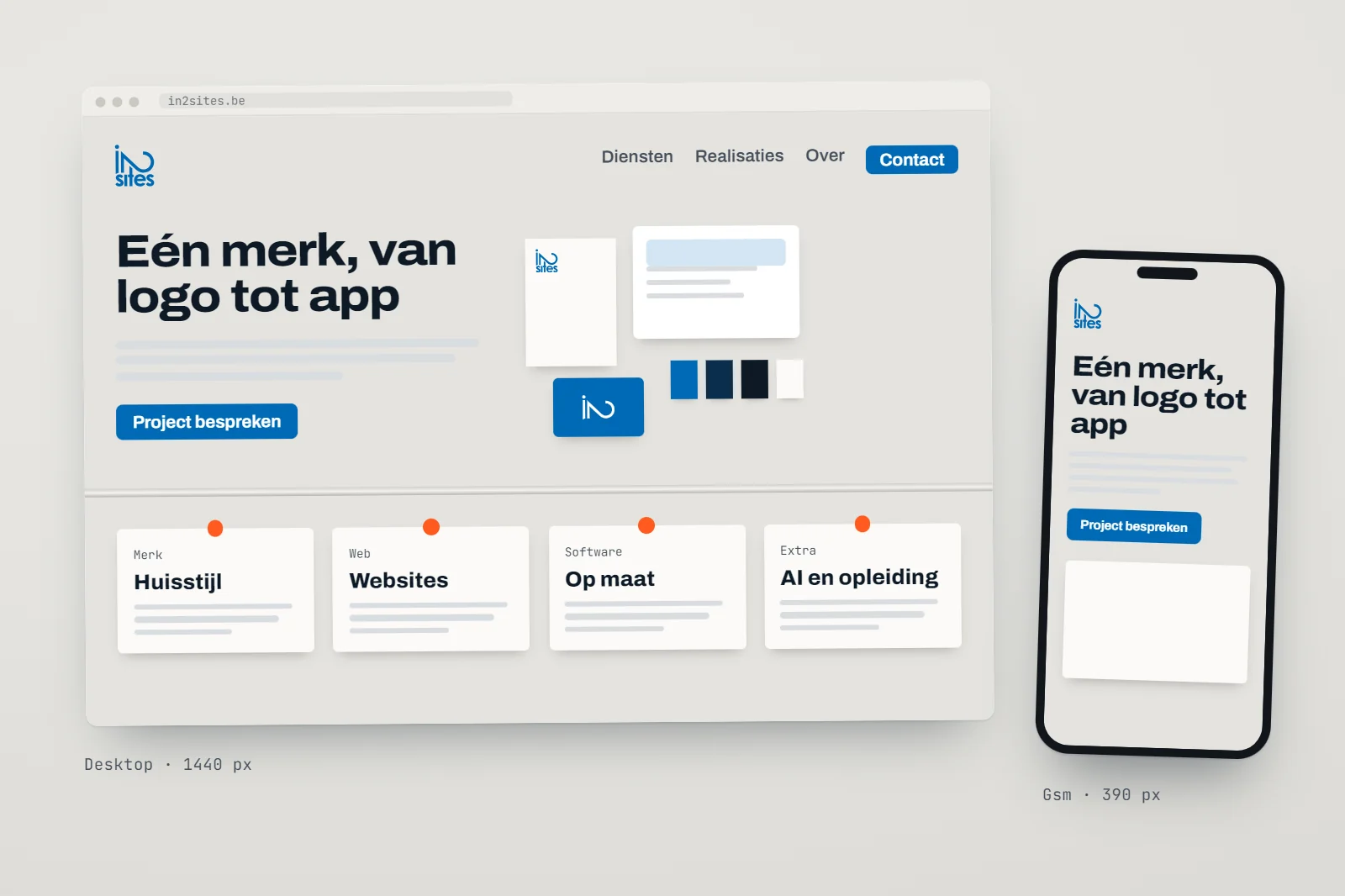 Website laten maken: WordPress-beheer met vaste velden naast de afgewerkte pagina